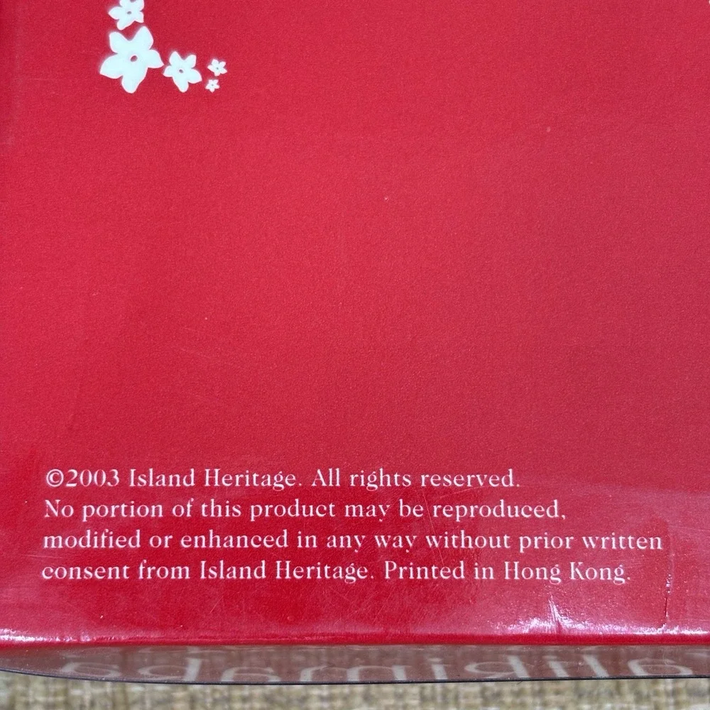Vintage Mele‎ Kalikimaka Hawaiian Christmas Cards Island Heritage Flip Flop Year